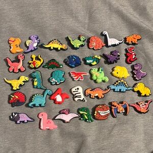 Colorful Dinosaur croc charms